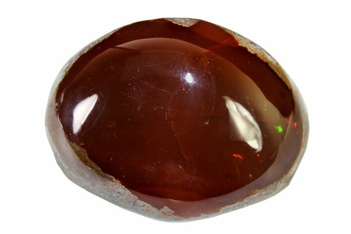 Polished Ethiopian Chocolate Opal Nodule - Yita Ridge #316145